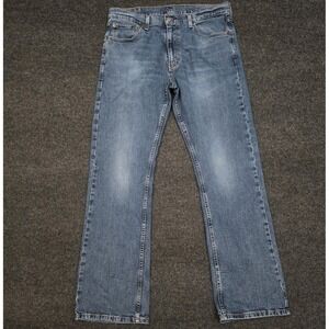 Levis 527 Mens 36X32 Blue Denim Bootcut Jeans Western Cowboy Ranch